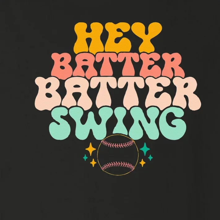 Hey Batter Batter Swing Funny Baseball Pitcher Support Toddler Long Sleeve Shirt