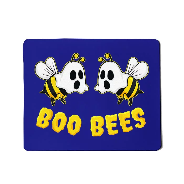 Halloween Boo Bees Matching Couples Funny Mousepad