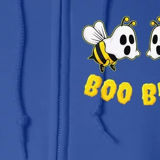 Halloween Boo Bees Matching Couples Funny Full Zip Hoodie