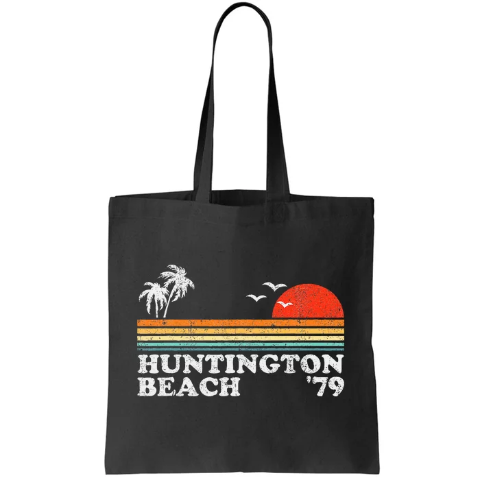 Huntington Beach California Retro Surfing 70S Gift Tote Bag