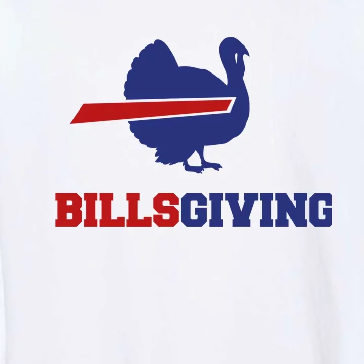 Happy Billsgiving Chicken Football Thanksgiving Garment-Dyed Sweatshirt