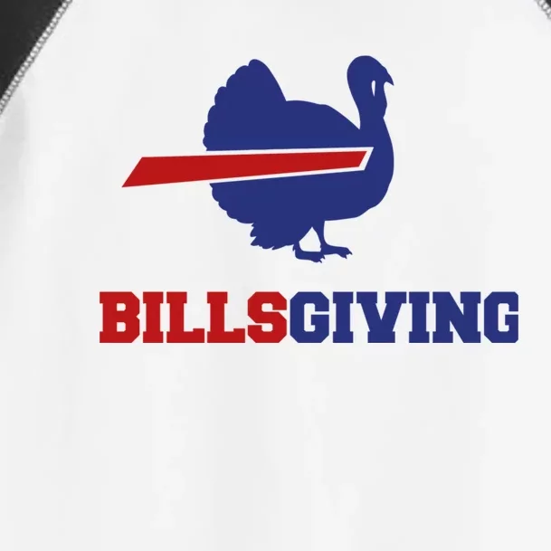 Happy Billsgiving Chicken Football Thanksgiving Toddler Fine Jersey T-Shirt