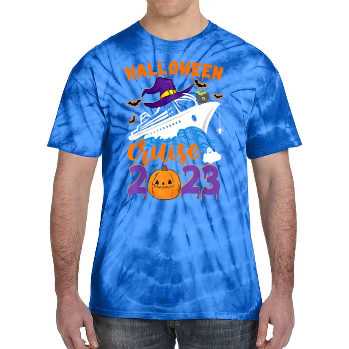 Halloween Boo Cruise Squad Cruising Crew Spooky Season Gift Tie-Dye T-Shirt