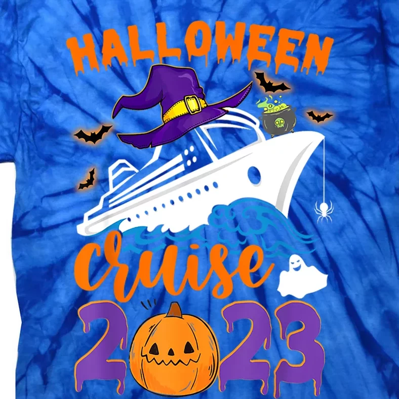 Halloween Boo Cruise Squad Cruising Crew Spooky Season Gift Tie-Dye T-Shirt