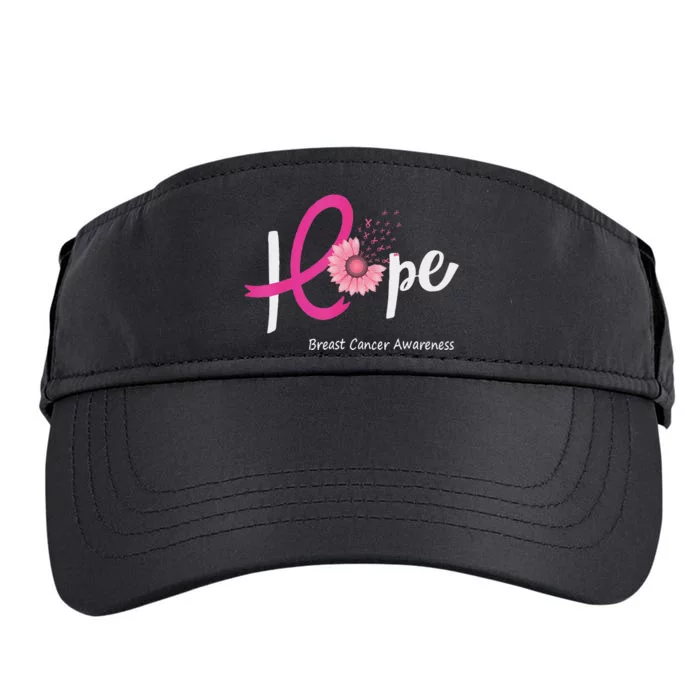 Hope Breast Cancer Pin.K Ribbons Sunflower October Month Adult Drive Performance Visor