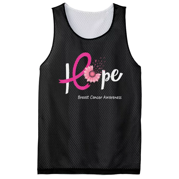 Hope Breast Cancer Pin.K Ribbons Sunflower October Month Mesh Reversible Basketball Jersey Tank