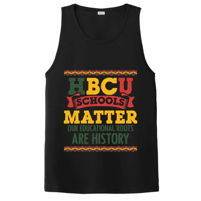 Hbcu Black College School Matters African American Student Gift Performance Tank