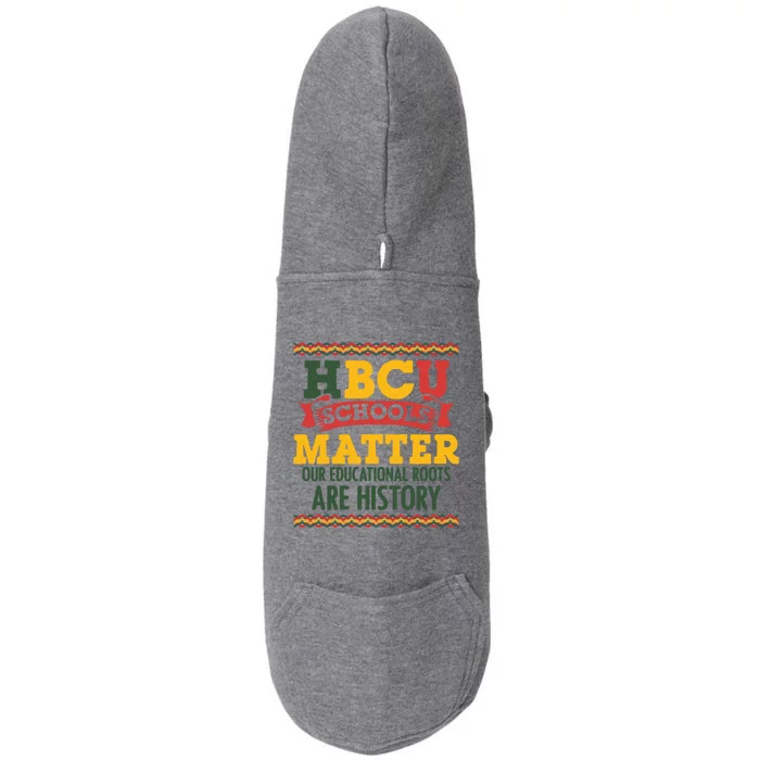 Hbcu Black College School Matters African American Student Gift Doggie 3-End Fleece Hoodie