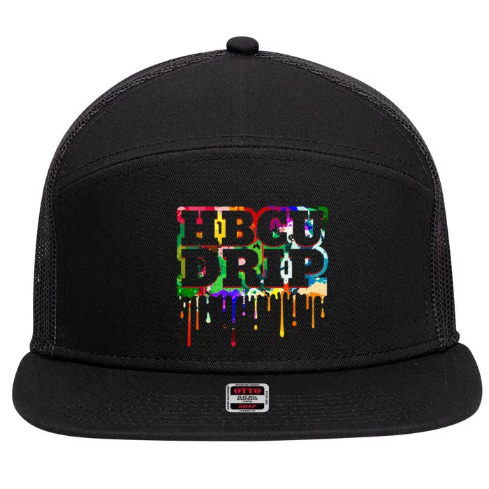 HBCU Black College Graduates Whitley Retro 7 Panel Mesh Trucker Snapback Hat