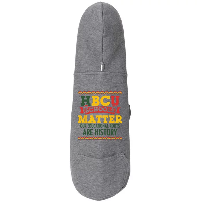 HBCU Black College School Matters African American Student Doggie 3-End Fleece Hoodie