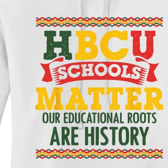 HBCU Black College School Matters African American Student Women's Pullover Hoodie