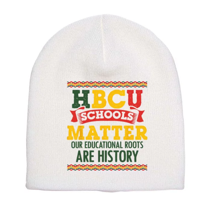 HBCU Black College School Matters African American Student Short Acrylic Beanie