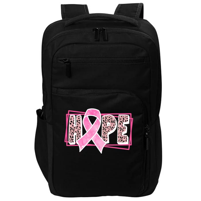 Hope Breast Cancer Awareness Ribbon Impact Tech Backpack