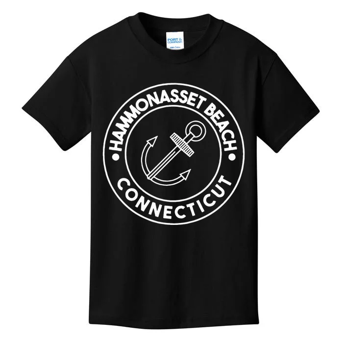 Hammonasset Beach Connecticut Souvenirs Pocket Kids T-Shirt