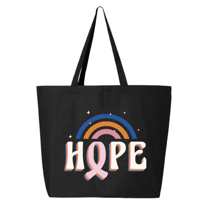 Hope Breast Cancer Awareness Rainbow 25L Jumbo Tote