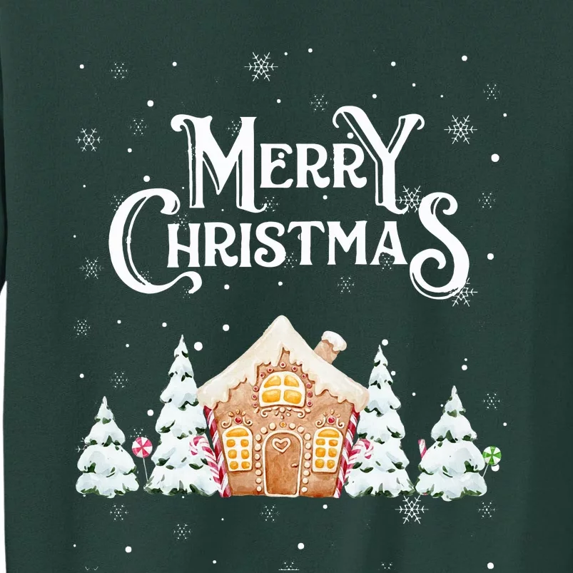 Holiday Baking! Christmas Cookies! Gingerbread House Tall Sweatshirt