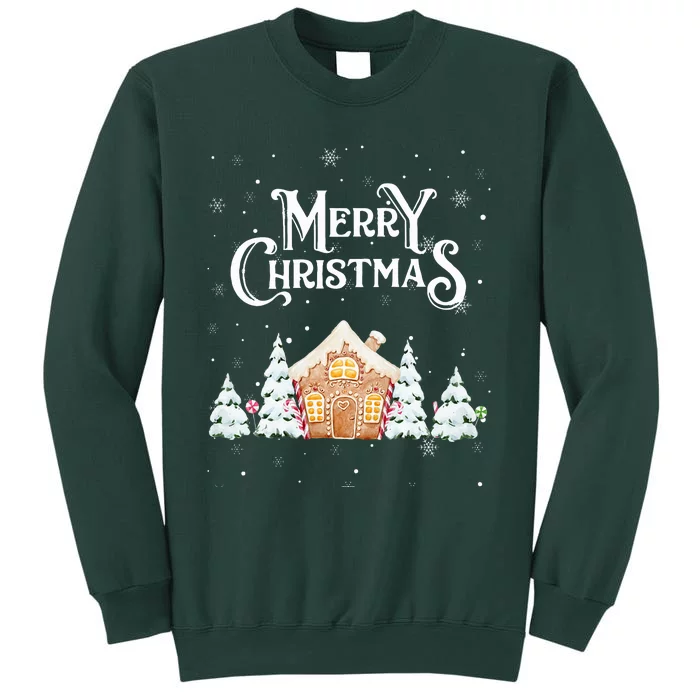 Holiday Baking! Christmas Cookies! Gingerbread House Tall Sweatshirt