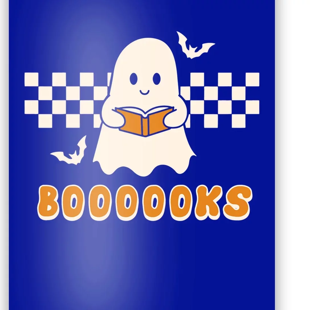 Halloween Booooks Cute Ghost Boo Reading Books Adults Meaningful Gift Poster