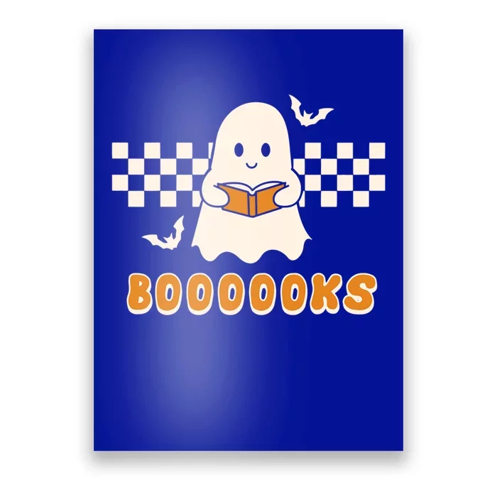 Halloween Booooks Cute Ghost Boo Reading Books Adults Meaningful Gift Poster