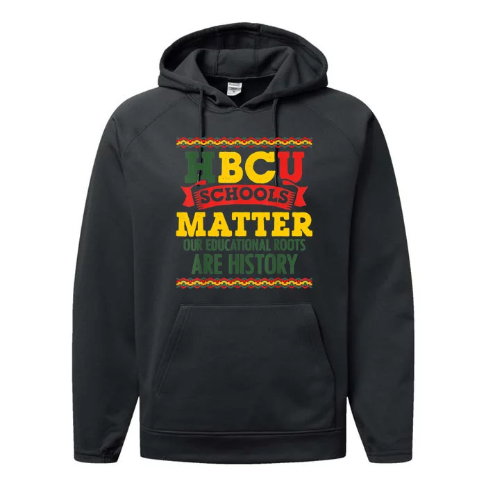 HBCU Black College School Matters African American Student Performance Fleece Hoodie