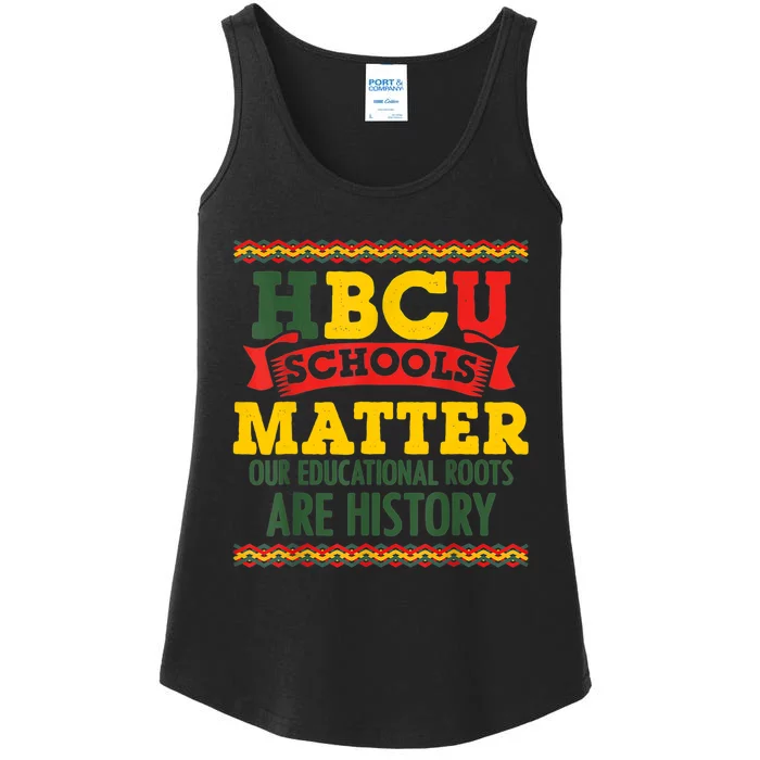 HBCU Black College School Matters African American Student Ladies Essential Tank