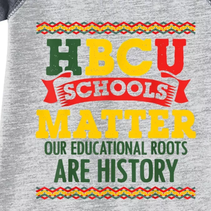 HBCU Black College School Matters African American Student Infant Baby Jersey Bodysuit