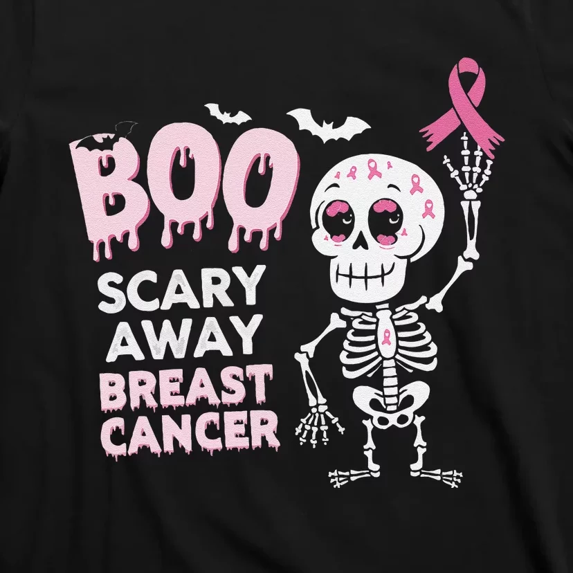 Halloween Breast Cancer Awareness Chemotherapy Pin.K Ribbon T-Shirt