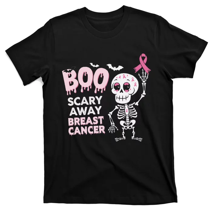 Halloween Breast Cancer Awareness Chemotherapy Pin.K Ribbon T-Shirt