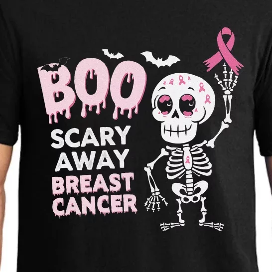 Halloween Breast Cancer Awareness Chemotherapy Pin.K Ribbon Pajama Set