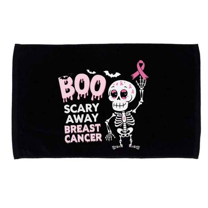 Halloween Breast Cancer Awareness Chemotherapy Pin.K Ribbon Microfiber Hand Towel