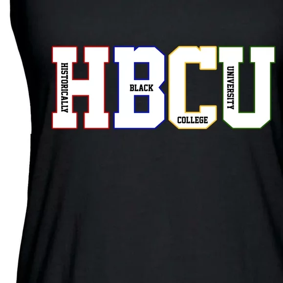 Historically Black College University Student HBCU Ladies Essential Flowy Tank