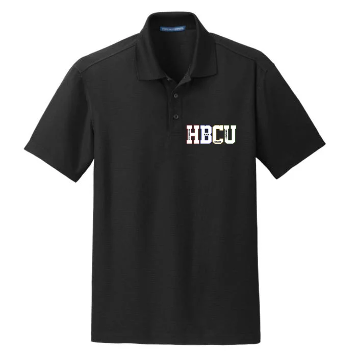 Historically Black College University Student HBCU Dry Zone Grid Performance Polo