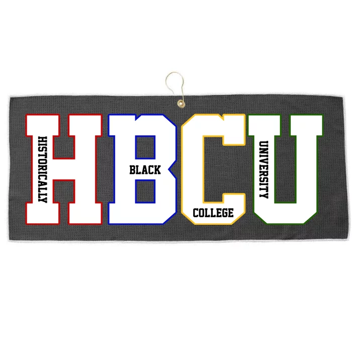 Historically Black College University Student HBCU Large Microfiber Waffle Golf Towel