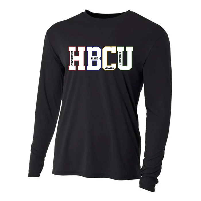 Historically Black College University Student HBCU Cooling Performance Long Sleeve Crew