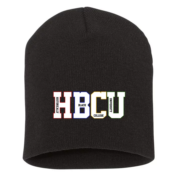 Historically Black College University Student HBCU Short Acrylic Beanie