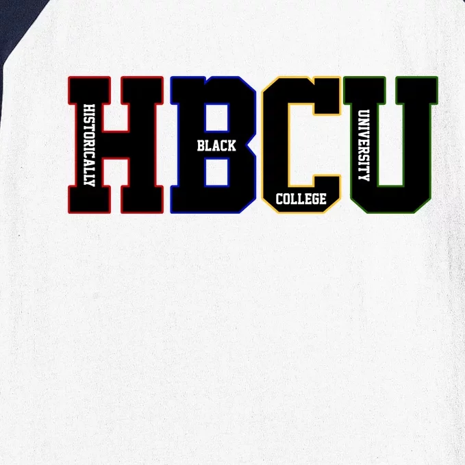 Historically Black College University Student HBCU Baseball Sleeve Shirt