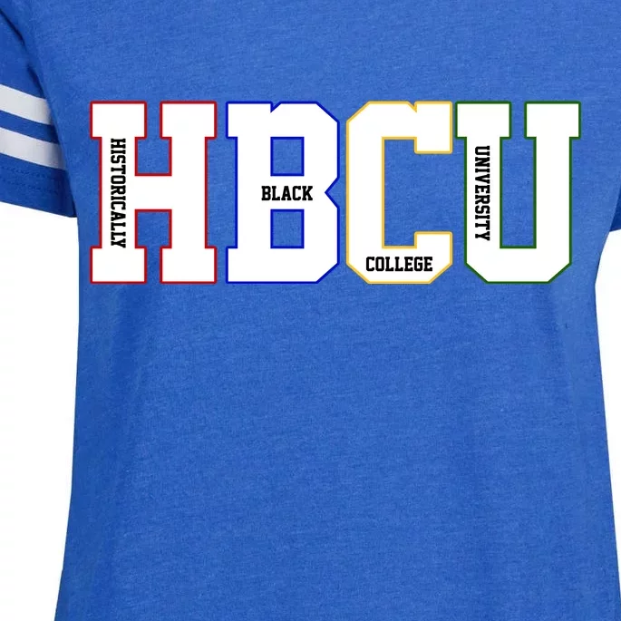 Historically Black College University Student HBCU Enza Ladies Jersey Football T-Shirt