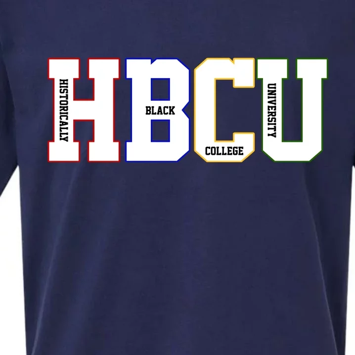 Historically Black College University Student HBCU Sueded Cloud Jersey T-Shirt