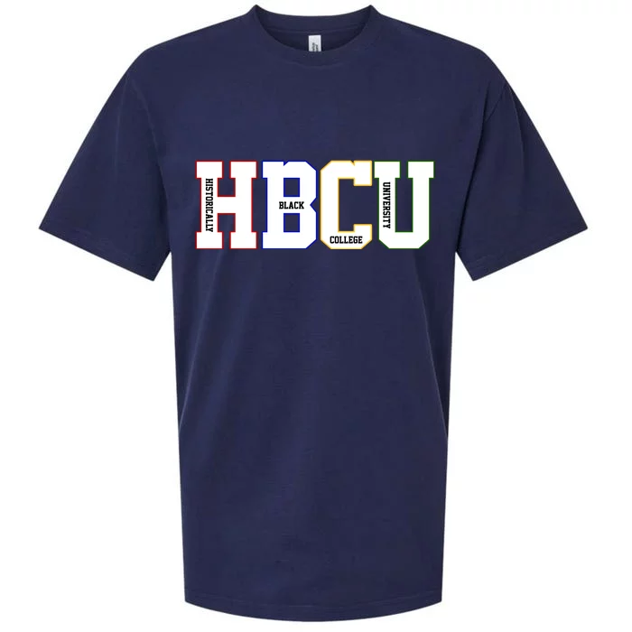 Historically Black College University Student HBCU Sueded Cloud Jersey T-Shirt