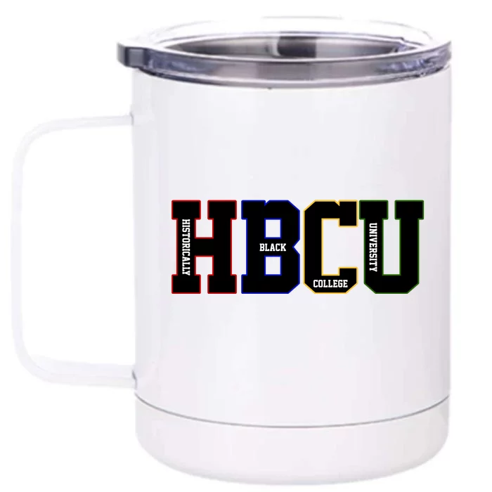 Historically Black College University Student HBCU Front & Back 12oz Stainless Steel Tumbler Cup