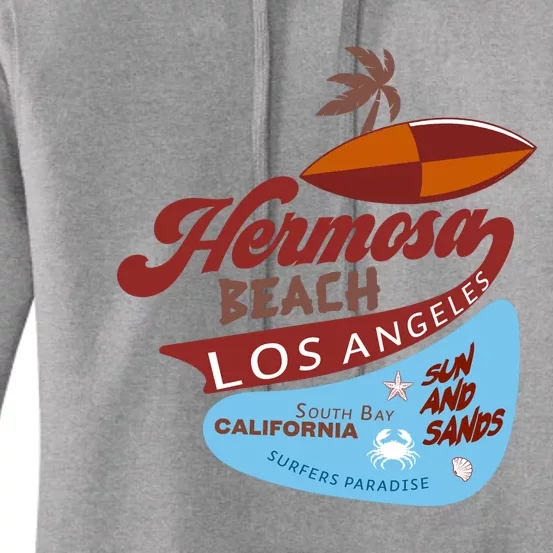 Hermosa Beach California Women's Pullover Hoodie