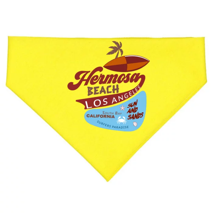 Hermosa Beach California USA-Made Doggie Bandana