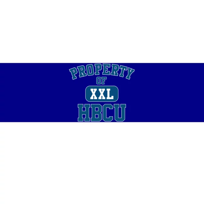 Historically Black College University Property Of My Hbcu Gift Bumper Sticker