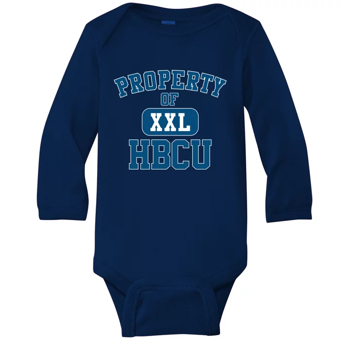 Historically Black College University Property Of My Hbcu Gift Baby Long Sleeve Bodysuit