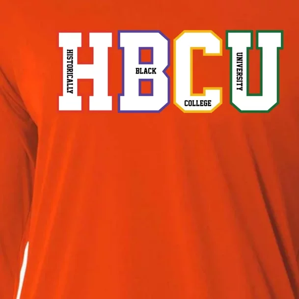 Historically Black College University Student Hbcu Made Gift Cooling Performance Long Sleeve Crew