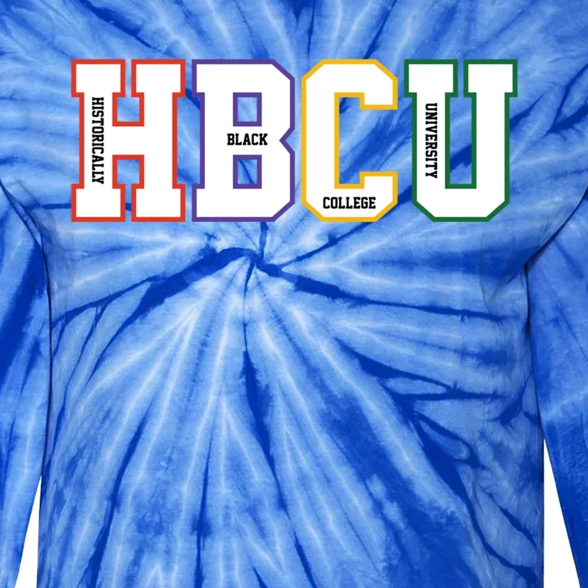 Historically Black College University Student Hbcu Made Gift Tie-Dye Long Sleeve Shirt