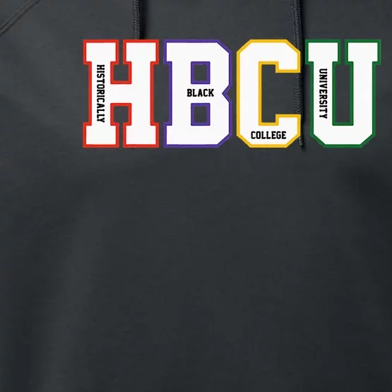 Historically Black College University Student HBCU Made Performance Fleece Hoodie