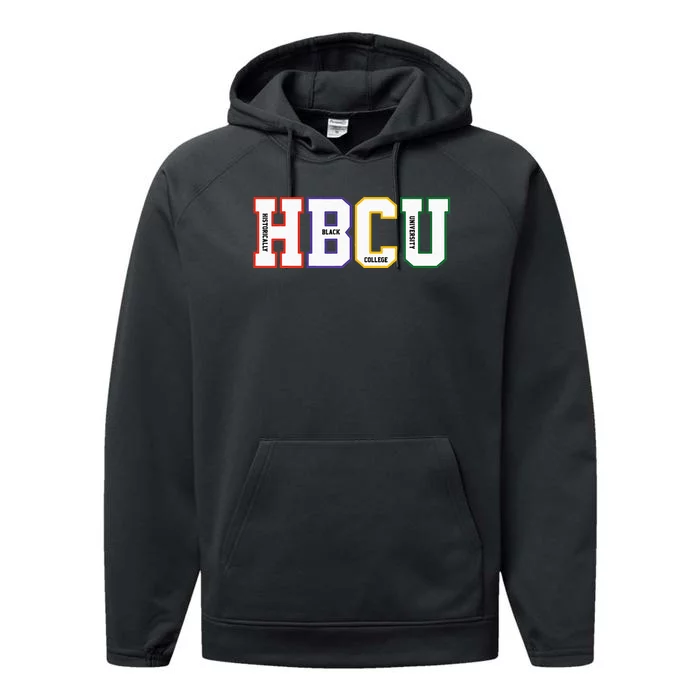 Historically Black College University Student HBCU Made Performance Fleece Hoodie