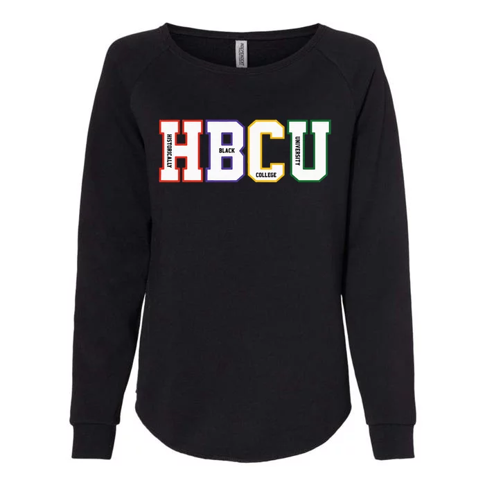 Historically Black College University Student HBCU Made Womens California Wash Sweatshirt