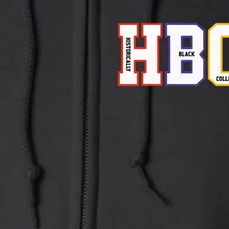 Historically Black College University Student HBCU Made Full Zip Hoodie